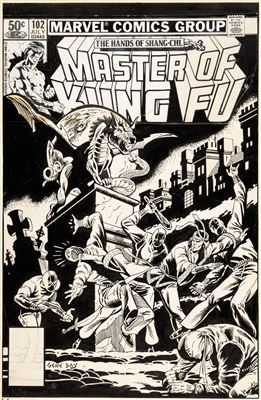 Gene Day Master of Kung Fu #102 Cover Original Art (Marvel, 1981)