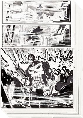 Tom Grindberg Punisher: The Ghost of Innocents #1 Complete 48-Page Story Original Art Group (Marvel, 1993)