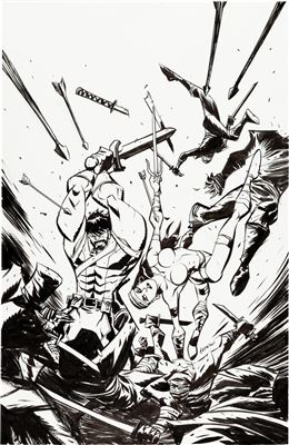 Michael Avon Oeming Herc #10 Cover Variant Original Art (Marvel, 2012)