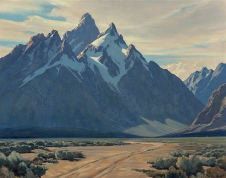 Moose, Wyoming by Leland S Curtis - Auction record, sale price, and art valuation. Compare with similar artists and explore comparable artworks.