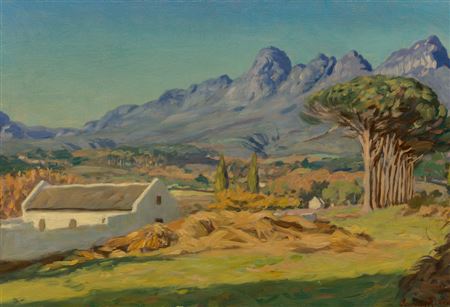 Autumn in a Valley of the Helderberg by Ivanonia Roworth - Auction record, sale price, and art valuation. Compare with similar artists and explore comparable artworks.