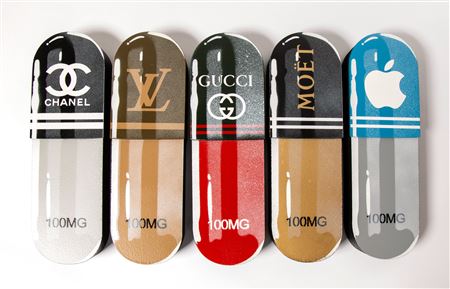 Designer Drug Set, set of five