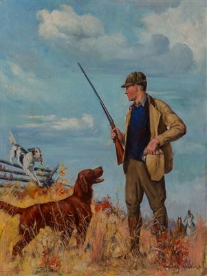 Game Laws, Field & Stream magazine cover, November 1933