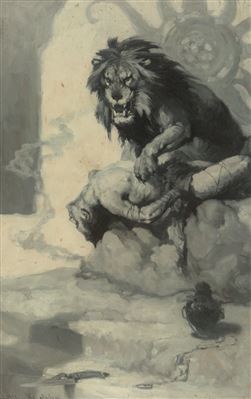 Tarzan and the Golden Lion, frontispiece