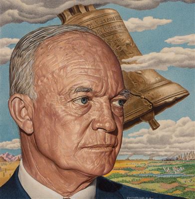 Eisenhower, alternative Time magazine cover, July 4, 1955