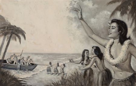 Island of Hungry Women, Stag by Ed Balcourt - Auction record, sale price, and art valuation. Compare with similar artists and explore comparable artworks.