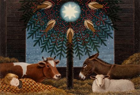 Christmas, Ladies Home Journal by Gervasio Gallardo - Auction record, sale price, and art valuation. Compare with similar artists and explore comparable artworks.