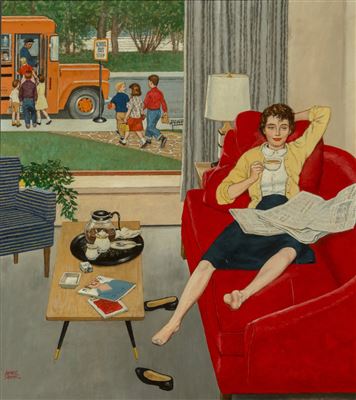 Back to School, The Saturday Evening Post cover, September 12, 1959
