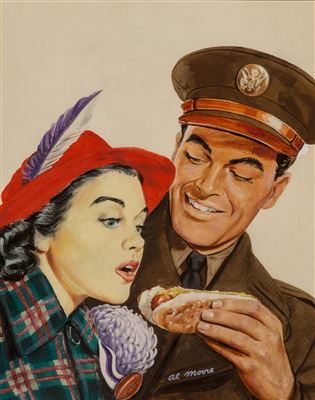 Look at It! The Saturday Evening Post cover, October 10, 1942