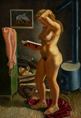 Standing Nude in an Interior, 1941