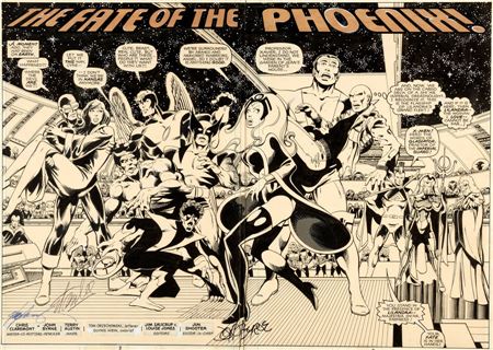 Sample artwork by John Byrne (Born 1950), known for comic book artist-superheroes - View similar artists and auction records