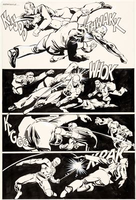 Frank Miller and Klaus Janson Daredevil #182 Story Page 14 Original Art (Marvel, 1982)