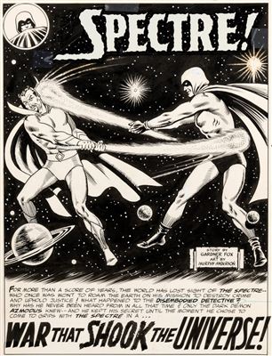 Murphy Anderson Showcase #60 The Spectre Part 1 War That Shook the Universe! Original Art Group of 8 Consecutive Pages (DC, 1966)