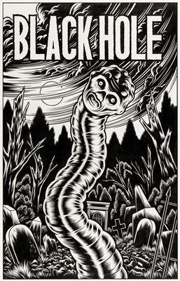 Charles Burns Black Hole n°3 Original de couverture (Kitchen Sink Press, 1996)