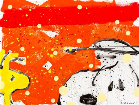 Peanuts Snoopy and Woodstock Tom Everhart Original Painting (Everhart, c. 1990s) by Tom Everhart - Auction record, sale price, and art valuation. Compare with similar artists and explore comparable artworks.