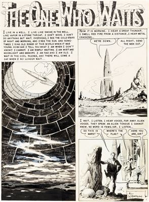 Sample artwork by Al (Alfonso) Williamson (1931 - 2010), known for cartoons, comic strips and science fiction illustration - View similar artists and auction records