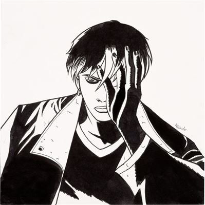 Powers #26 Cover Original Art (Marvel/Icon Comics, 2007)