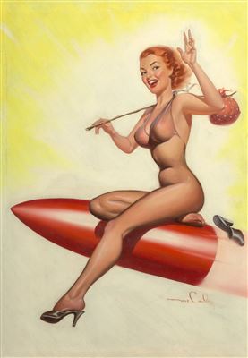 Toffee Takes a Trip, Imaginative Tales cover, November 1954