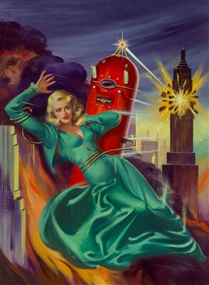The Cosmic Bunglers, Imaginative Tales cover, January 1956
