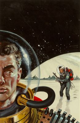 The Snows of Ganymede paperback cover, 1958 by Ed Valigursky - Auction record, sale price, and art valuation. Compare with similar artists and explore comparable artworks.