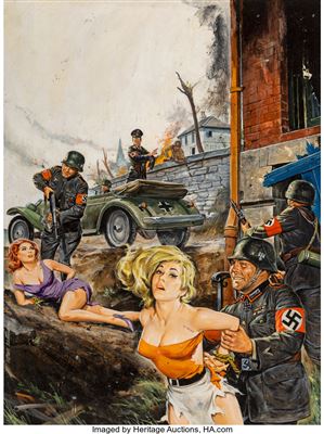 The Last Battle of the Joy Girl Brigade, New Man cover, October 1966 by Norm Eastman - Auction record, sale price, and art valuation. Compare with similar artists and explore comparable artworks.