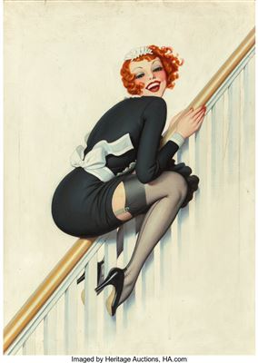 There's No Stopping Her! Film Fun cover, May 1936