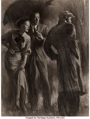 The Lorenzo Bunch, McCall's magazine illustration, November 1935 by John Crosman - Auction record, sale price, and art valuation. Compare with similar artists and explore comparable artworks.
