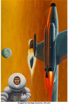 Astronaut and Spaceship