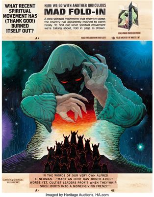 MAD #238 Fold-In Inside Back Cover Original Art (EC, 1983)