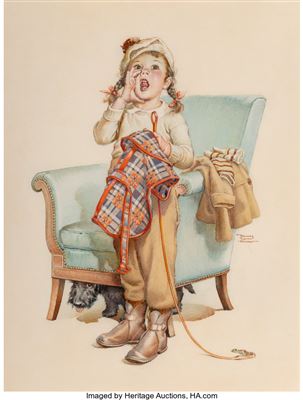 He Already Went, The Saturday Evening Post magazine cover