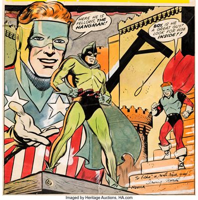 Sample artwork by Irving Novick (1916 - 2004), known for comic illustration - View similar artists and auction records