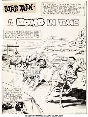 Star Trek #36 Partial Story Original Art Group of 22 (Gold Key, 1976) by Alberto Giolitti - Auction record, sale price, and art valuation. Compare with similar artists and explore comparable artworks.