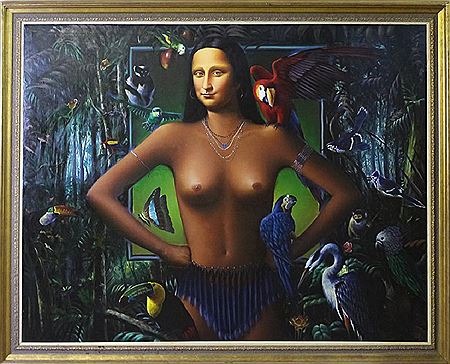 "Amazon Mona Lisa"