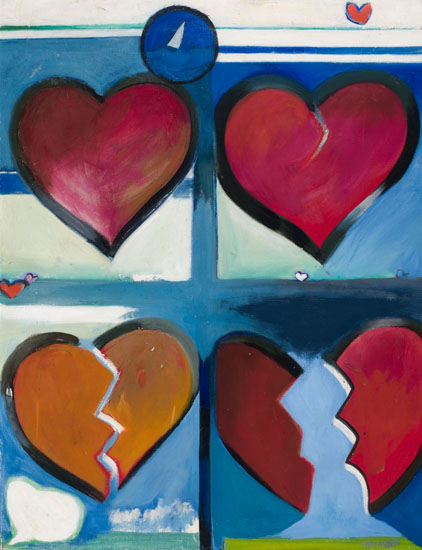 Heartbreak by Joyce Wieland - Auction record, sale price, and art valuation. Compare with similar artists and explore comparable artworks.