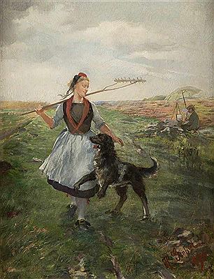 Sample artwork by Heinrich Giebel (1865 - 1951), known for painting - View similar artists and auction records