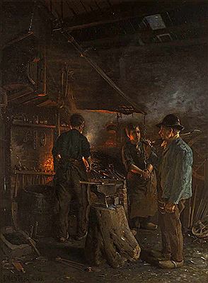At the forge
