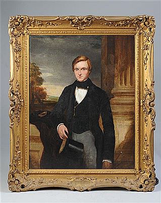 Portrait of a young, auburn haired gentleman