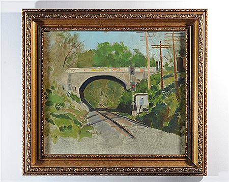 Charlottesville, Virginia's Beta Bridge from below