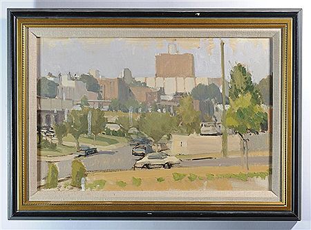 View of downtown Charlottesville Virginia