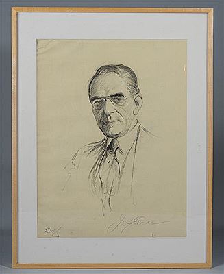 Sketch portrait of John T.S. Wade