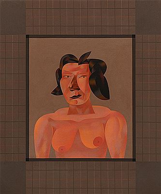 Plume, 1989 by Jim Nutt - Auction record, sale price, and art valuation. Compare with similar artists and explore comparable artworks.
