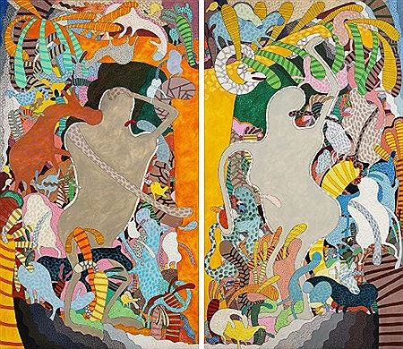 Dipdick...Adam and Eve after Cranach, 1971