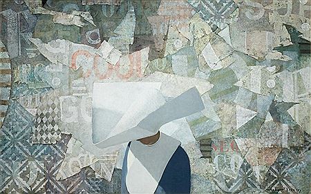 Study of Nun with Posters