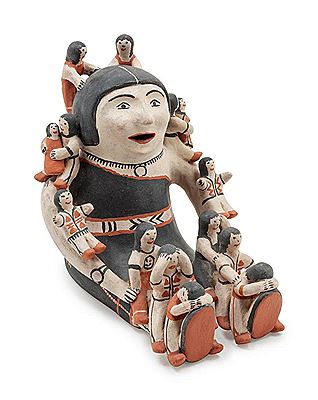 Polychromed Storyteller
