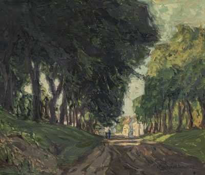 Road Through Trees