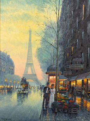 Sights of Paris (triptych) (3) by Gregory Sievers - Auction record, sale price, and art valuation. Compare with similar artists and explore comparable artworks.