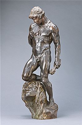 Sample artwork by Hermann Prell (1854 - 1922), known for heroic figure sculpture, history, religious and landscape painting - View similar artists and auction records