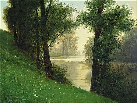 Blick durch die Bäume auf einen Fluss by Eduard Rudisuhli - Auction record, sale price, and art valuation. Compare with similar artists and explore comparable artworks.