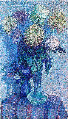IMPRESSIONIST FLOWER STILL LIFE WITH TWO VASES by Dirk Smoorenberg - Auction record, sale price, and art valuation. Compare with similar artists and explore comparable artworks.