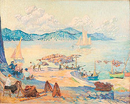 "Sainte-Maxime vu de Saint-Tropez"